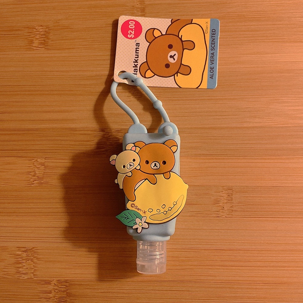 NEW Cute Rilakkuma Lemon Aloe Vera Scented Hand Sanitizer